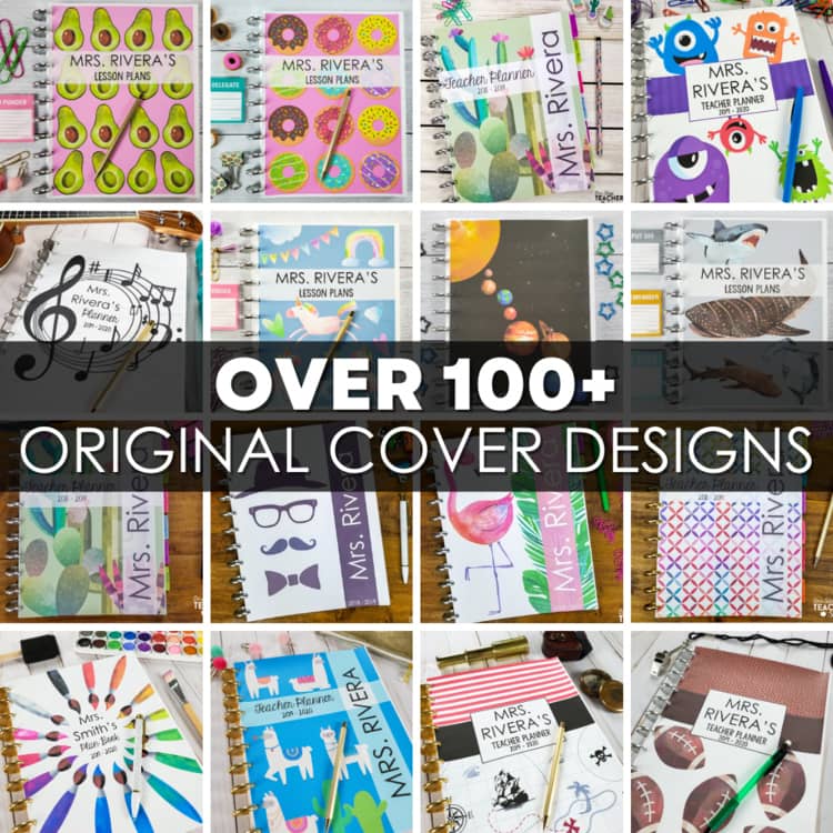 Editable Teacher Planner 2025 & 2026 | Digital & Printable Lesson Teacher Binder