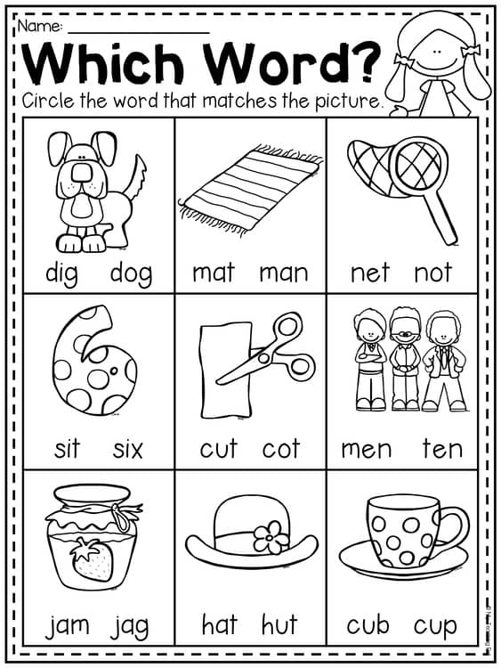 Mega CVC Worksheet Pack - Pre-K Kindergarten