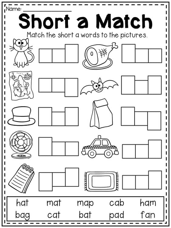 Mega CVC Worksheet Pack - Pre-K Kindergarten