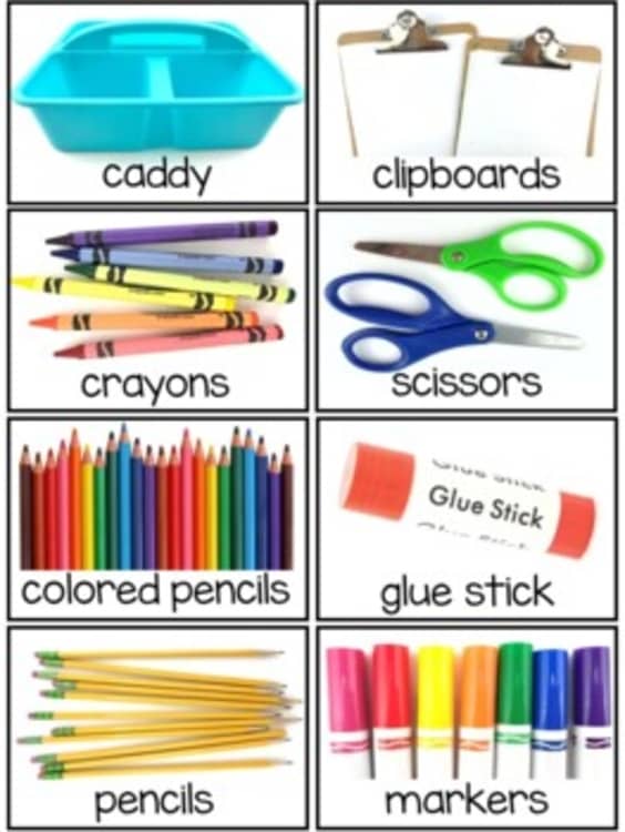 Classroom Labels - Real Photos for Preschool, Pre-K, Kinder, & 1st Grade