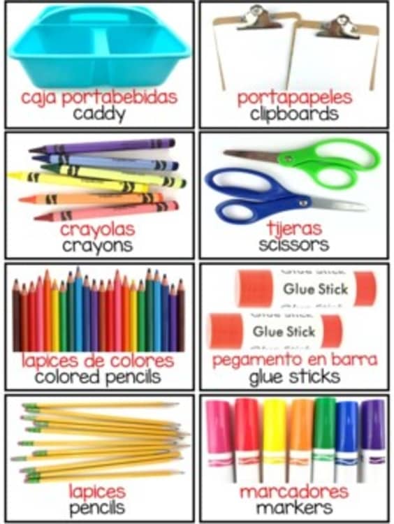 Classroom Labels - Real Photos for Preschool, Pre-K, Kinder, & 1st Grade