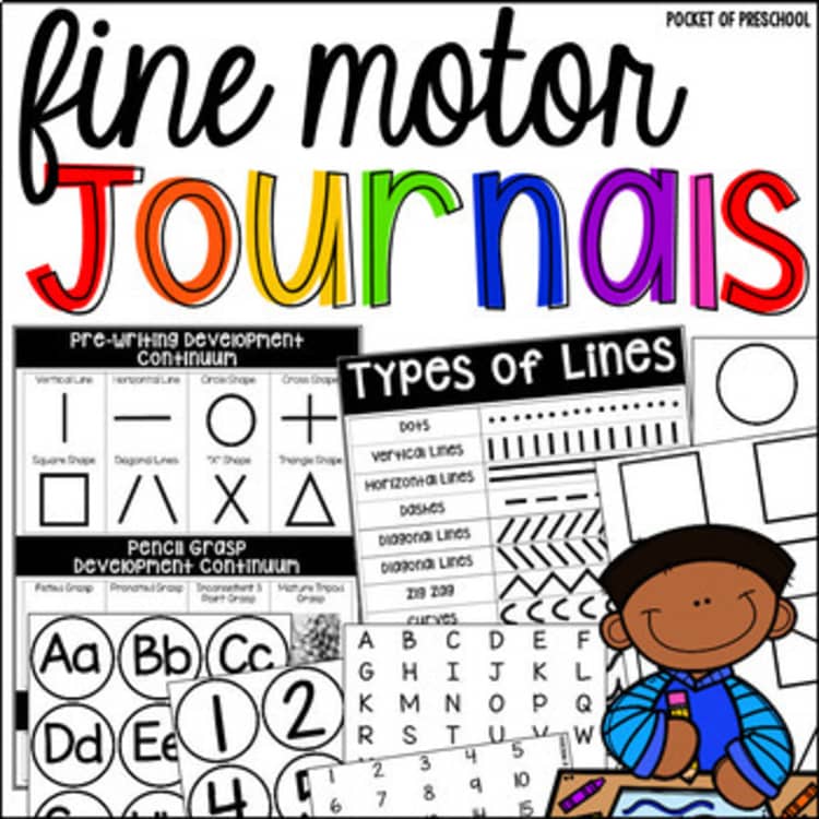 Fine Motor Journals for Preschool, Pre-K, and Kindergarten
